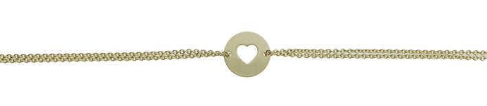 Bracelet Anchor round chain width 1.1mm