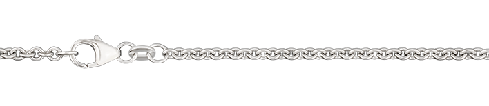 Necklace Anchor round chain width 2.4mm
