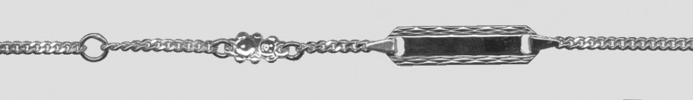 Id-Bracelet Curb chain chain width 1.7mm