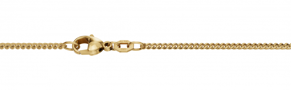 Necklace Curb chain chain width 1.7mm