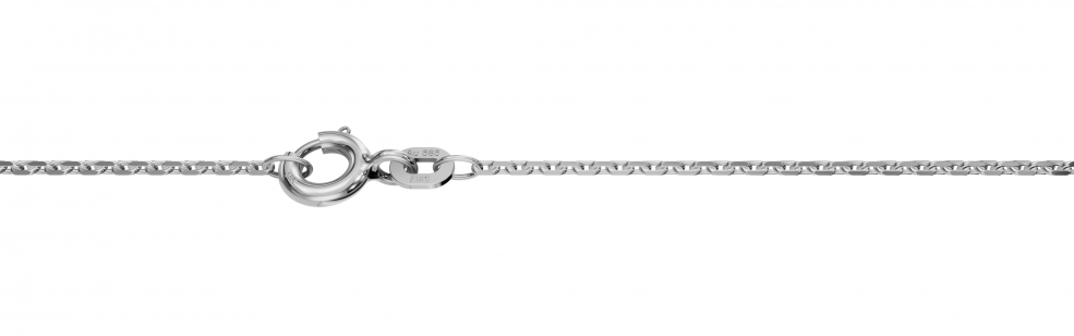 Collier Anker diamantiert Kettenbreite 1.3mm