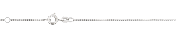 Collier mit Zwischenöse Venezia Kettenbreite 0.9mm
