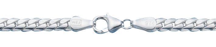 Collier Panzer oval Kettenbreite 4.2mm