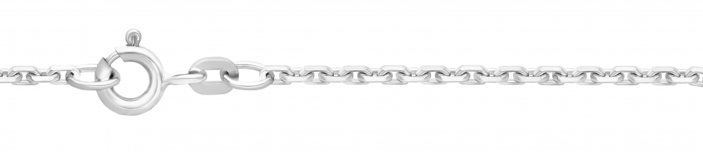 Necklace Anchor diamond cut chain width 1.9mm