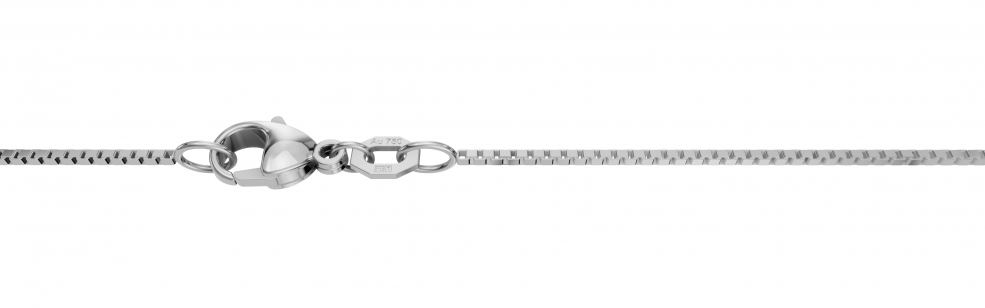Necklace Box chain chain width 0.9mm