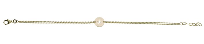 Bracelet Anchor round chain width 1.1mm