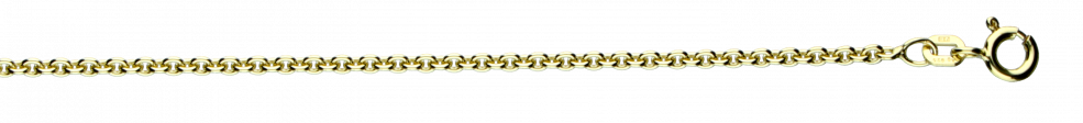 Necklace Anchor round chain width 2.4mm