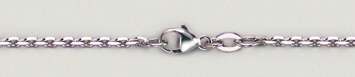 Necklace Anchor diamond cut chain width 1.9mm