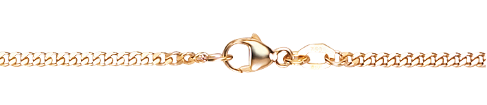 Necklace Curb chain chain width 2.1mm