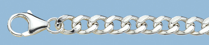 Bracelet Curb chain hollow chain width 7mm