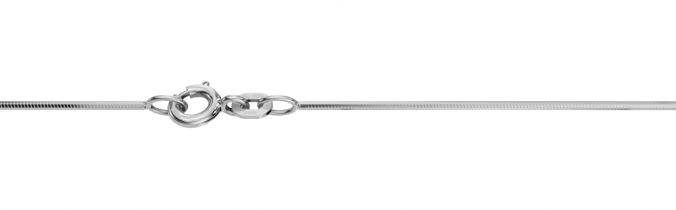 Necklace Snake diamond cut chain width 0.9mm