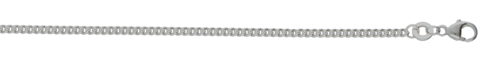 Bracelet Curb chain round chain width 1.7mm