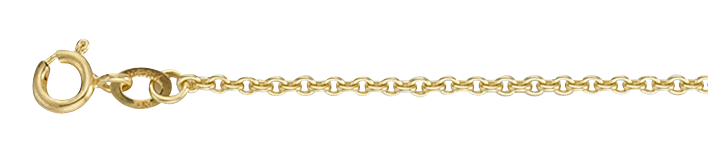 Necklace Anchor round chain width 2mm