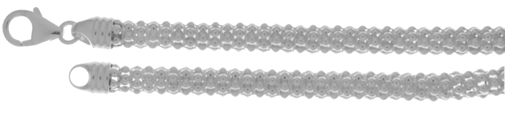 Armband Popcorn-Kette Kettenbreite 7mm