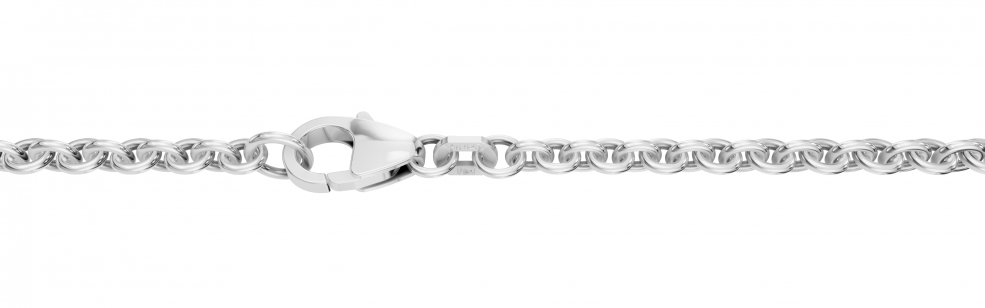 Necklace Anchor round chain width 3.2mm
