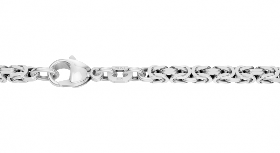 Bracelet Byzantine chain chain width 2.8mm
