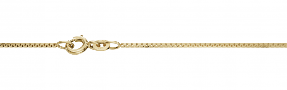 Necklace Box chain chain width 0.9mm
