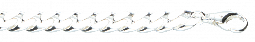Necklace Curb chain chain width 10mm