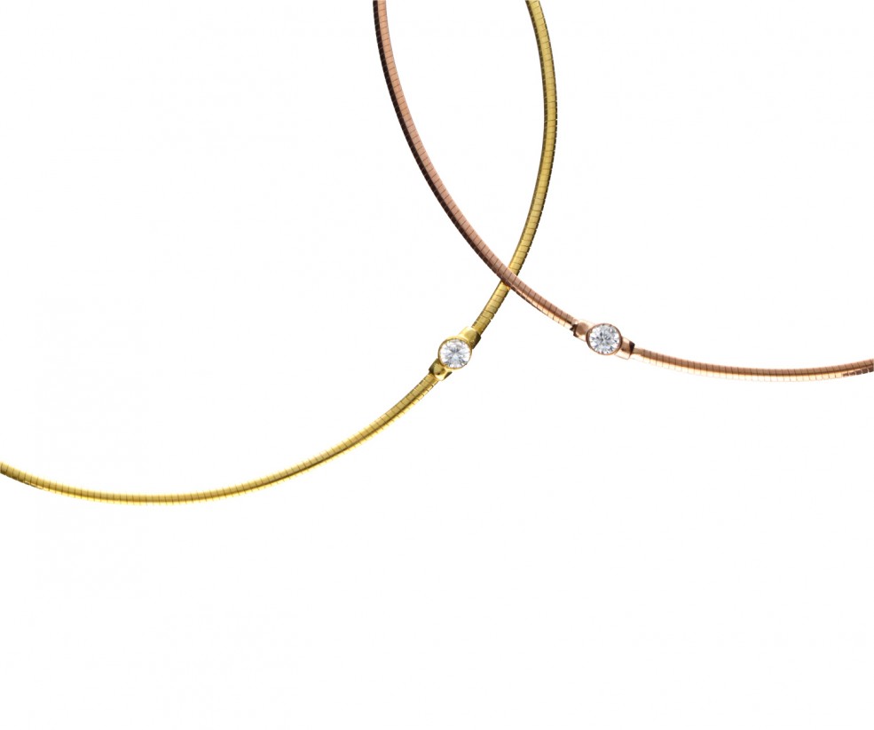 Collier Tonda-Kette oval Kettenbreite 2.5mm