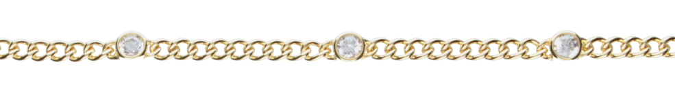 Necklace Curb chain wide