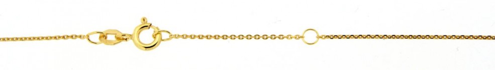Necklace incl.loop Anchor diamond cut chain width 1.05mm