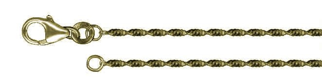 Necklace Singapore chain width 1.2mm