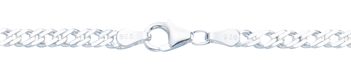 Collier Zwillingspanzer Kettenbreite 4.8mm