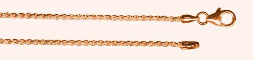Collier Kordel massiv Kettenbreite 1.5mm