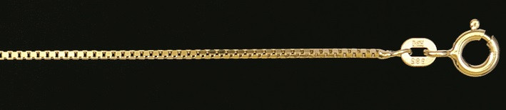Necklace Box chain chain width 0.9mm
