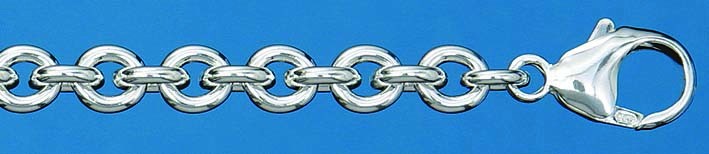 Bracelet Anchor round chain width 5.9mm