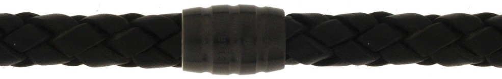 Bracelet Calf leather black