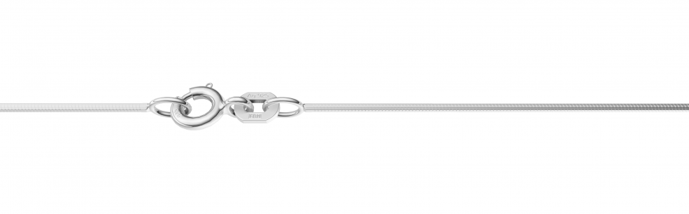 Collier Schlange diamantiert Kettenbreite 0.9mm