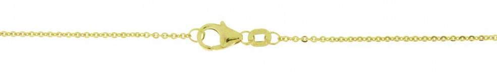 Necklace Anchor flat chain width 1.2mm