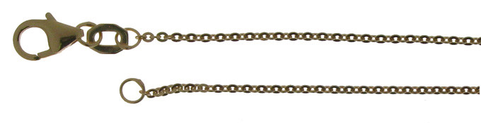 Necklace Anchor flat chain width 1.2mm