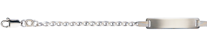Id-Armband Panzersteg Kettenbreite 2.3mm