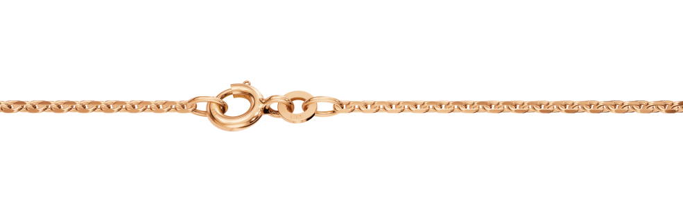 Necklace Anchor diamond cut chain width 1.9mm