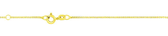 Collier mit Zwischenöse Venezia Kettenbreite 0.9mm