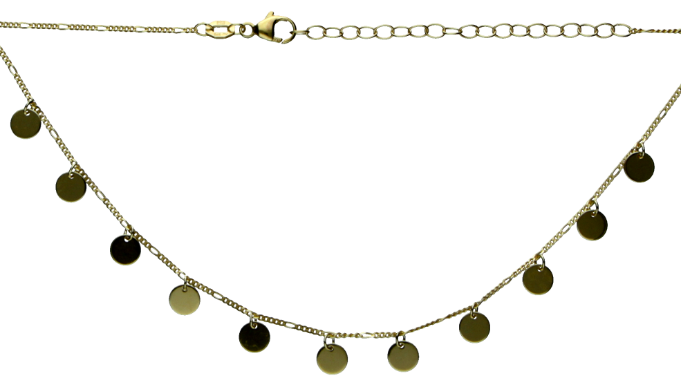 Necklace Figaro diamond cut