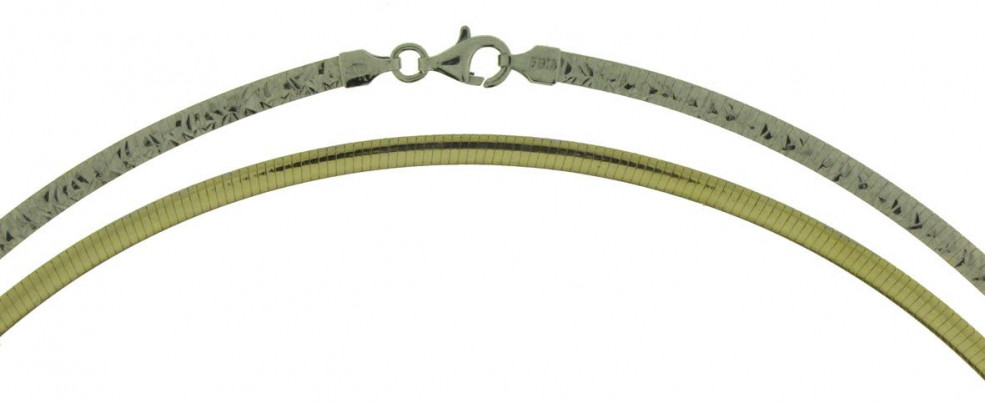 Collier Tonda-Kette oval Kettenbreite 3mm