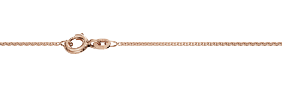 Necklace Anchor round chain width 1.1mm