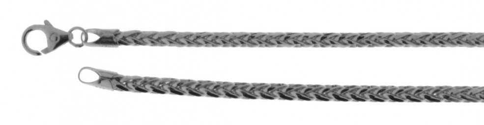 Necklace Wheat chain hollow chain width 2.7mm