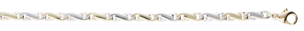 Collier Achter-Kette Kettenbreite 3.8mm