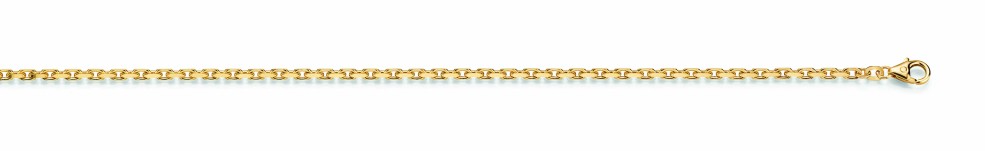 Collier Anker diamantiert Kettenbreite 2.5mm