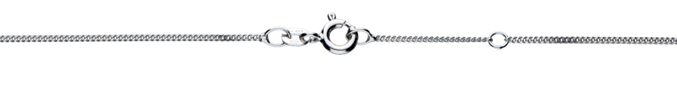 Collier mit Zwischenöse Panzer Kettenbreite 1.1mm