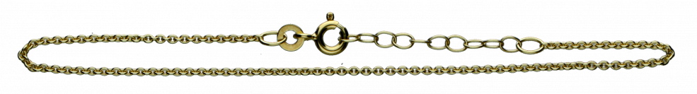 Bracelet Anchor round chain width 1.3mm