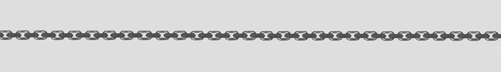 Collier Anker diamantiert Kettenbreite 1.6mm