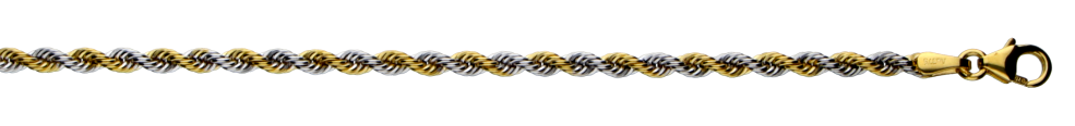 Collier Kordel hohl Kettenbreite 2.7mm