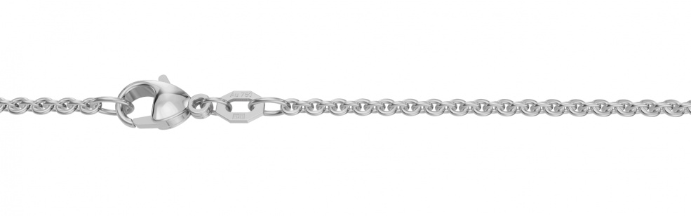 Necklace Anchor round chain width 2mm