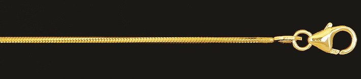 Collier Schlange diamantiert Kettenbreite 0.9mm