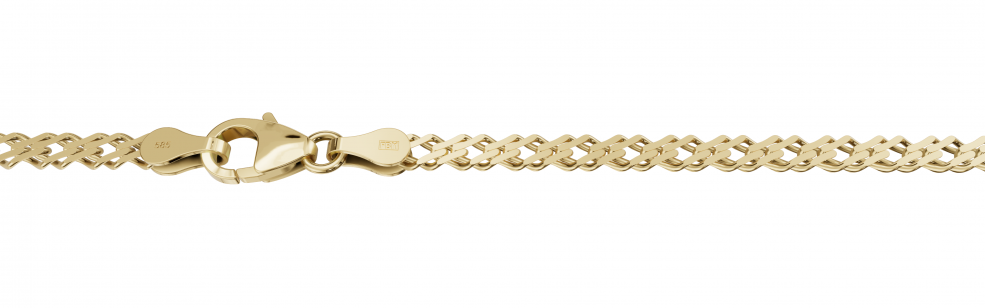 Collier Zwillingspanzer Kettenbreite 2.9mm